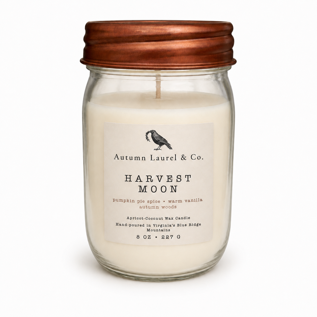 Harvest Moon Candle: 8 oz Classic Candle
