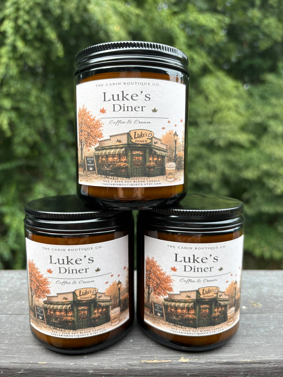 Gilmore Girls Inspired Candles - Fall Candles - Autumn: DRAGONFLY INN