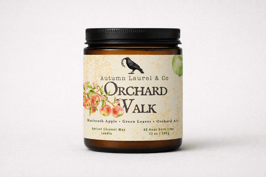 Orchard Walk Candle: 8 oz Amber