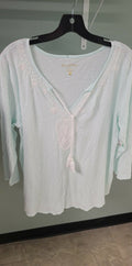 Lilly Pulitzer Aqua Top size XL