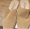Free People Camel Suede Mules EURO 39