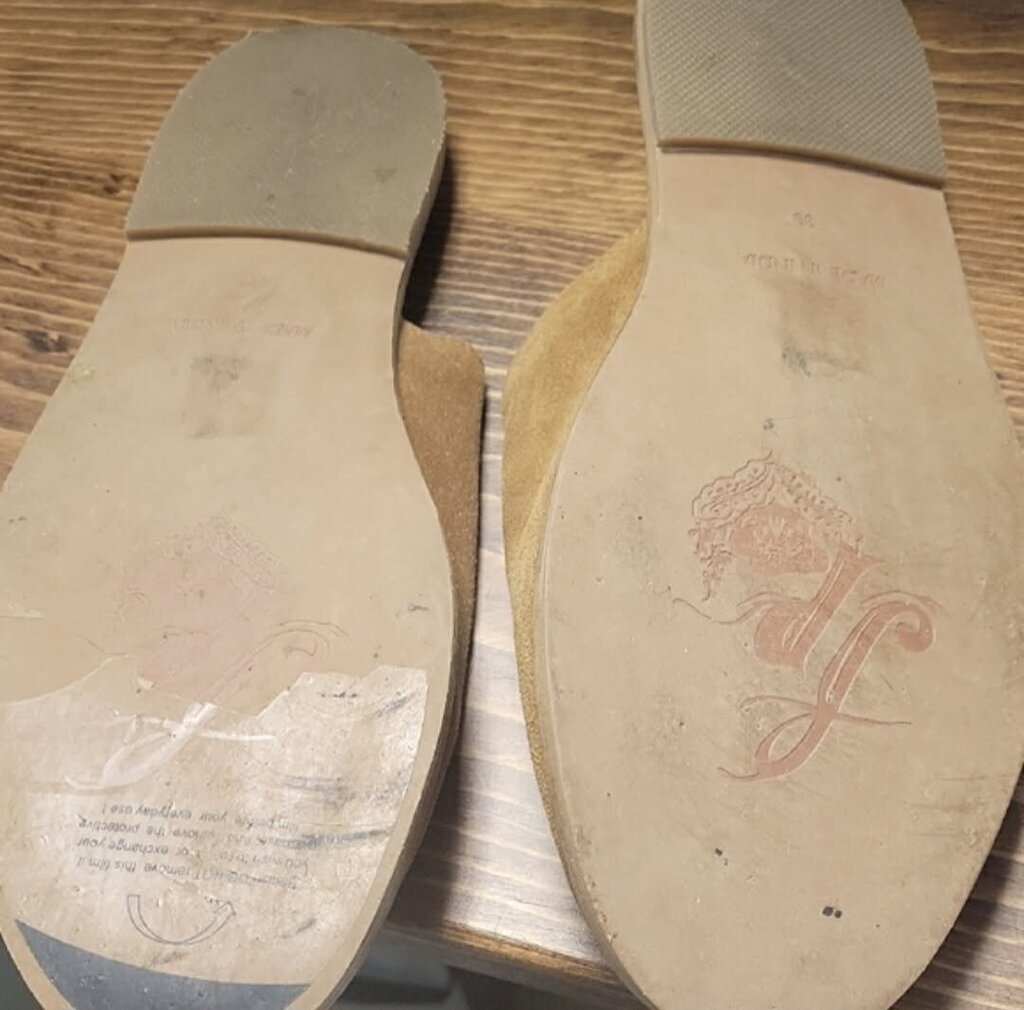 Free People Camel Suede Mules EURO 39