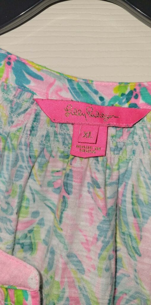Lilly Pulitzer Tank Top with Gold Details