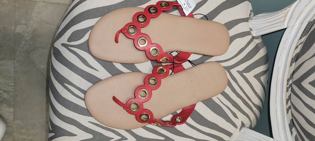 Red Grommet Sandal