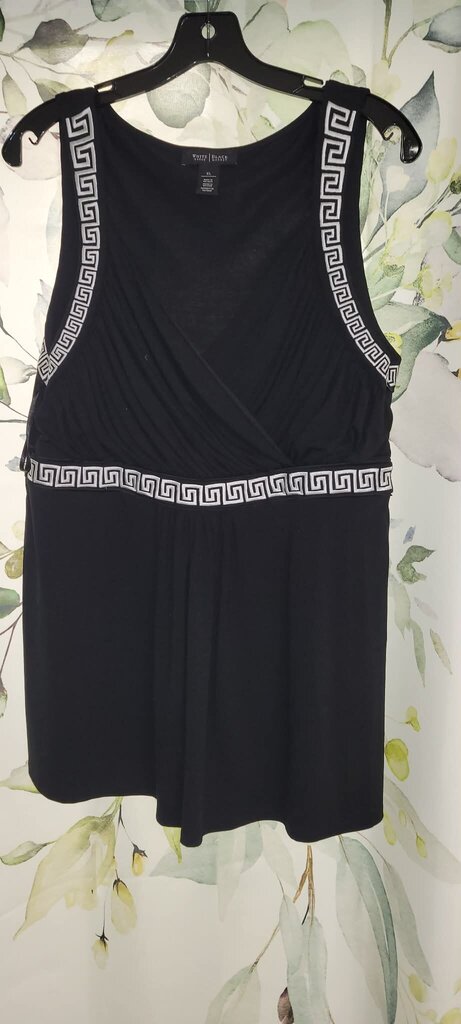 Embroidered Side Zip Top