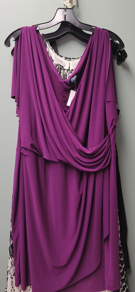 Chaps Size 20 Split Sleeve Cocktail Dress