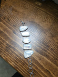 Vintage Mother of Pearl and Thai Sterling bracelet