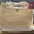 Etienne Aigner NEW Vintage Straw Tote