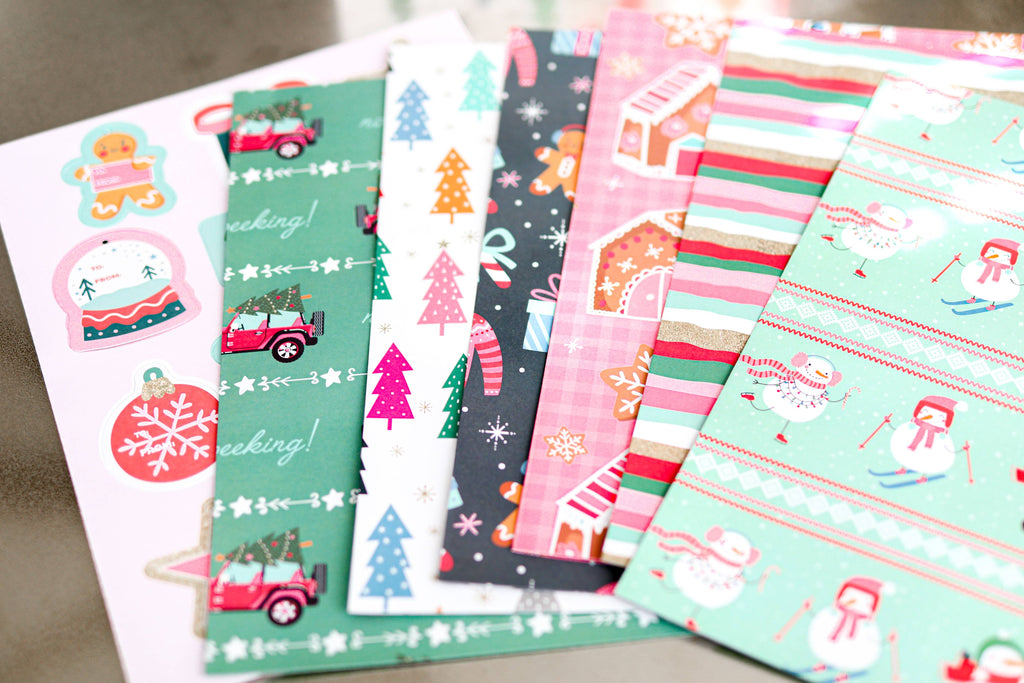 Holiday Christmas Gift Wrap Book