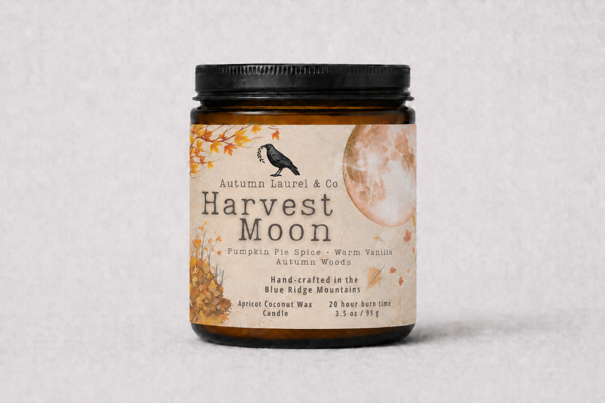Harvest Moon Candle: 8 oz Classic Candle