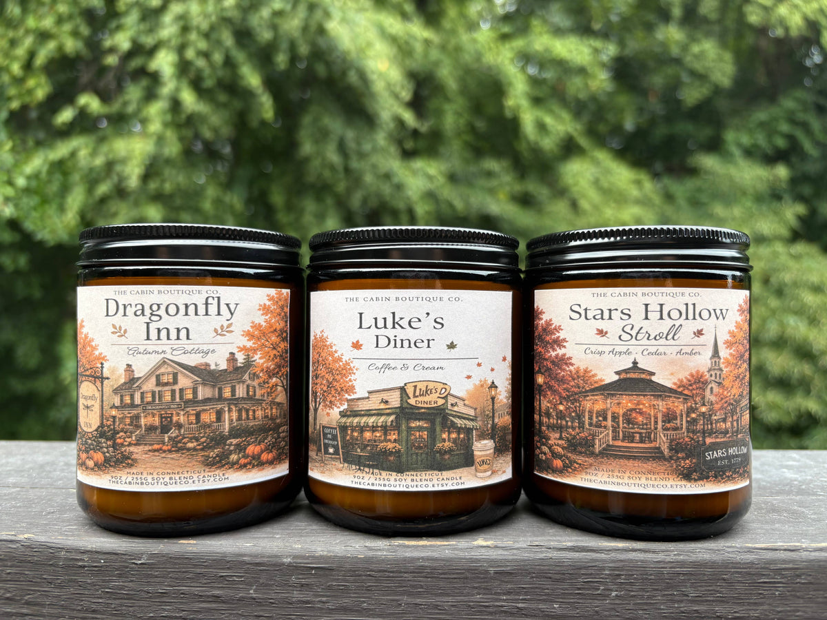 Gilmore Girls Inspired Candles - Fall Candles - Autumn: STARS HOLLOW STROLL